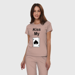 Женская пижама хлопок Kiss my card - фото 2