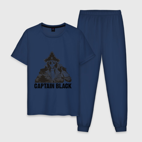 Мужская пижама хлопок Captain Black, цвет темно-синий