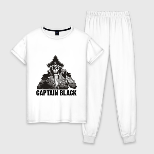 Женская пижама хлопок Captain Black, цвет белый