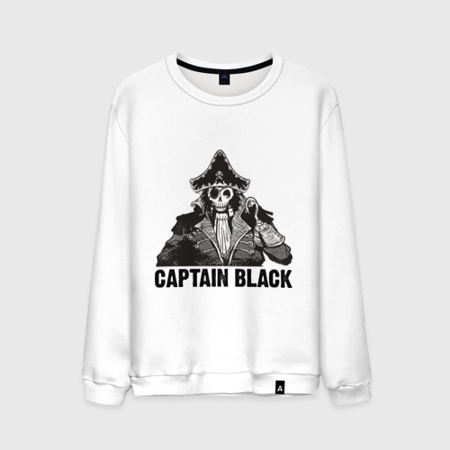 Мужской свитшот хлопок Captain Black, цвет белый