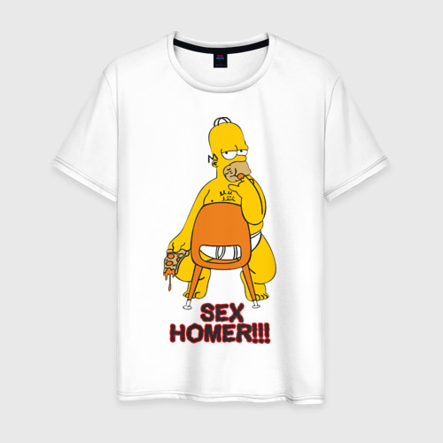 Мужская футболка хлопок Simpsons (2), цвет белый