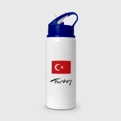 Бутылка для воды с трубочкой Turkey 2