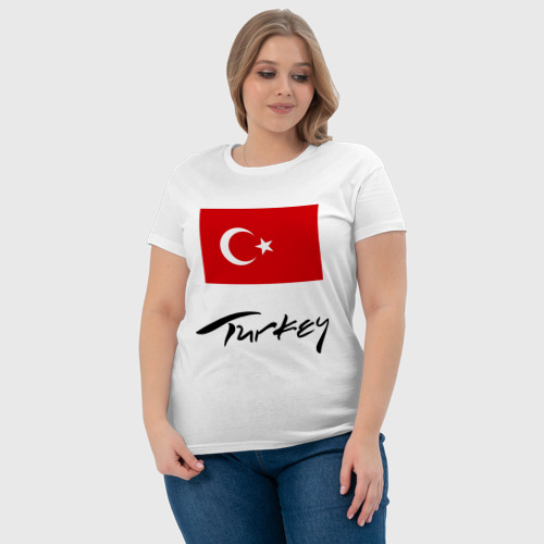 Женская футболка хлопок Turkey 2 - фото 6