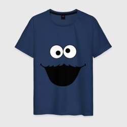 Мужская футболка хлопок Cookie Monster face 2