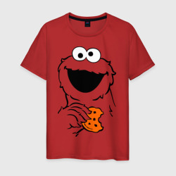 Мужская футболка хлопок Cookie monsters - с печеньем