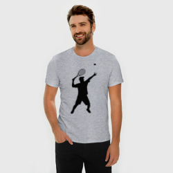 Мужская футболка хлопок Slim Теннисист 2 - фото 2