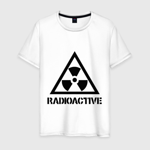 Мужская футболка хлопок Radioactive, цвет белый
