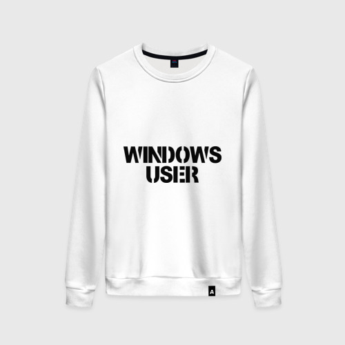 Женский свитшот хлопок Windows User