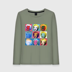 Женский лонгслив хлопок Marilin Monroe