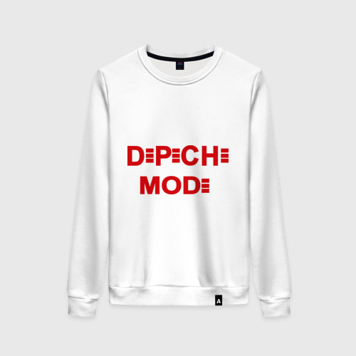Женский свитшот хлопок Depeche mode, цвет белый