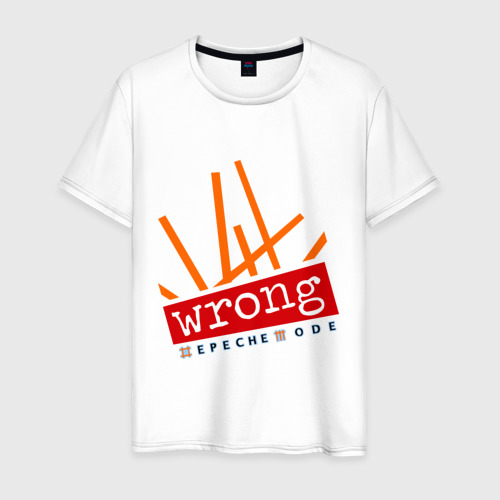 Мужская футболка хлопок Depeche Mode - Wrong