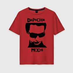 Женская футболка хлопок Oversize Depeche Mode 2