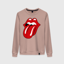 Женский свитшот хлопок Rolling Stones язык