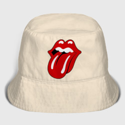 Женская панама хлопок Rolling Stones язык