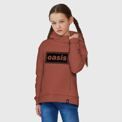Детское худи Oversize хлопок Oasis логотип - фото 2