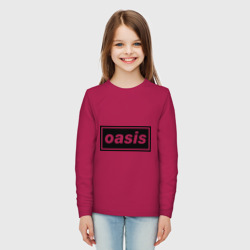 Детский лонгслив хлопок Oasis логотип - фото 2
