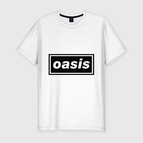 Мужская футболка хлопок Slim Oasis логотип