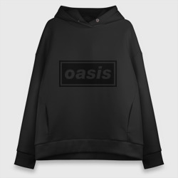 Женское худи Oversize хлопок Oasis логотип