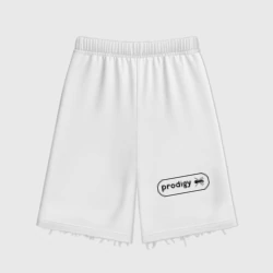 Женские шорты oversize футер хлопок Prodigy лого с муравьем