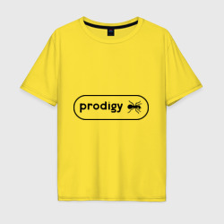 Мужская футболка хлопок Oversize Prodigy лого с муравьем