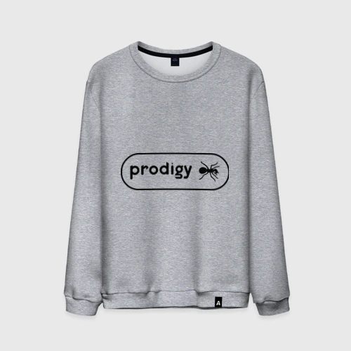 Мужской свитшот хлопок Prodigy лого с муравьем