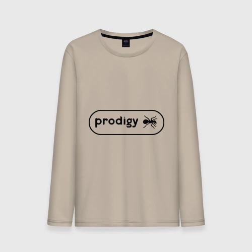 Мужской лонгслив хлопок Prodigy лого с муравьем