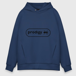 Мужское худи Oversize хлопок Prodigy лого с муравьем