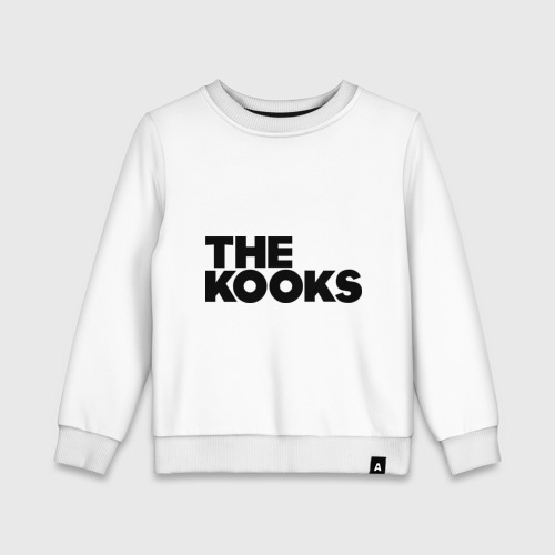 Детский свитшот хлопок The Kooks, цвет белый