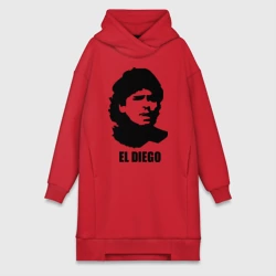 Платье-худи хлопок Диего Марадона