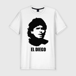 Мужская футболка хлопок Slim Диего Марадона