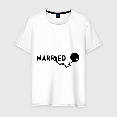 Мужская футболка хлопок Married