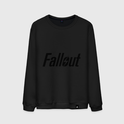 Мужской свитшот хлопок Fallout, цвет черный