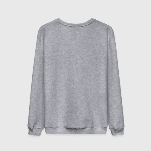 Мужской свитшот хлопок с принтом ФК красные кабаны - никто не любит нас, вид сзади #1