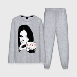 Мужская пижама с лонгсливом хлопок Ozzy Ozborn