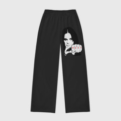 Женские брюки oversize без начеса хлопок Ozzy Ozborn