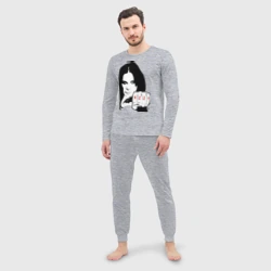 Мужская пижама с лонгсливом хлопок Ozzy Ozborn - фото 2