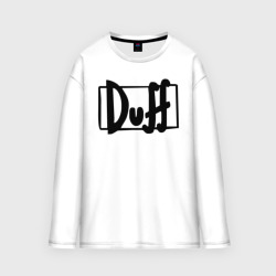 Мужской лонгслив oversize хлопок Duff