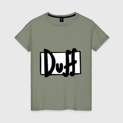 Женская футболка хлопок Duff