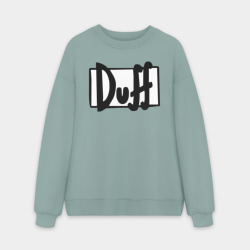 Мужской свитшот oversize без начеса хлопок Duff