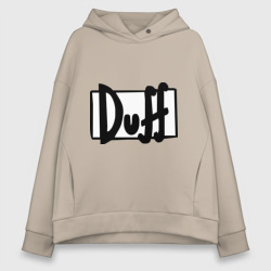 Женское худи Oversize хлопок Duff