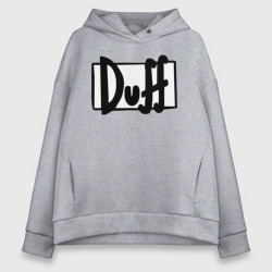 Женское худи Oversize хлопок Duff