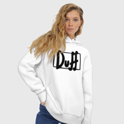 Женское худи Oversize хлопок Duff - фото 2