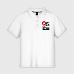 Женское поло хлопок Prodigy лого со звездой