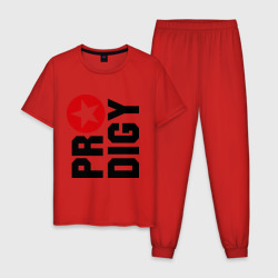 Мужская пижама хлопок Prodigy лого со звездой