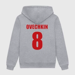 Женская толстовка хлопок Washington Capitals Ovechkin 8