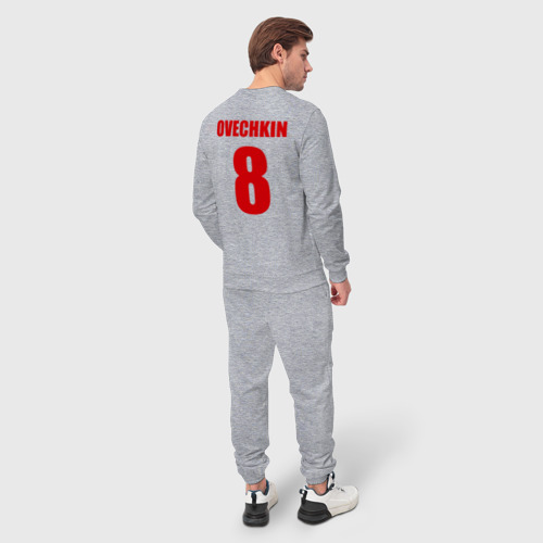 Мужской костюм хлопок Washington Capitals Ovechkin 8, цвет меланж - фото 4