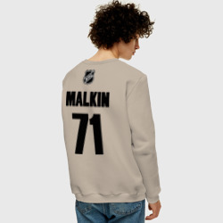 Мужской свитшот хлопок Pittsburgh Penguins Malkin 71 - фото 2