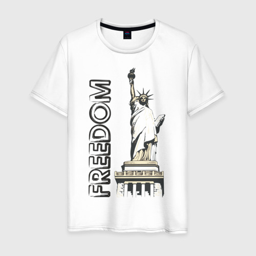 Мужская футболка хлопок Freedom Фото 01 Мужская футболка хлопок Freedom Фото 01