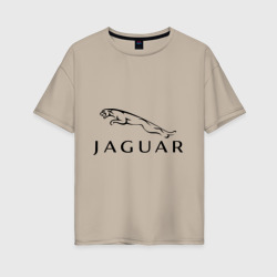 Женская футболка хлопок Oversize Jaguar