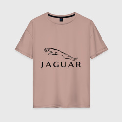 Женская футболка хлопок Oversize Jaguar